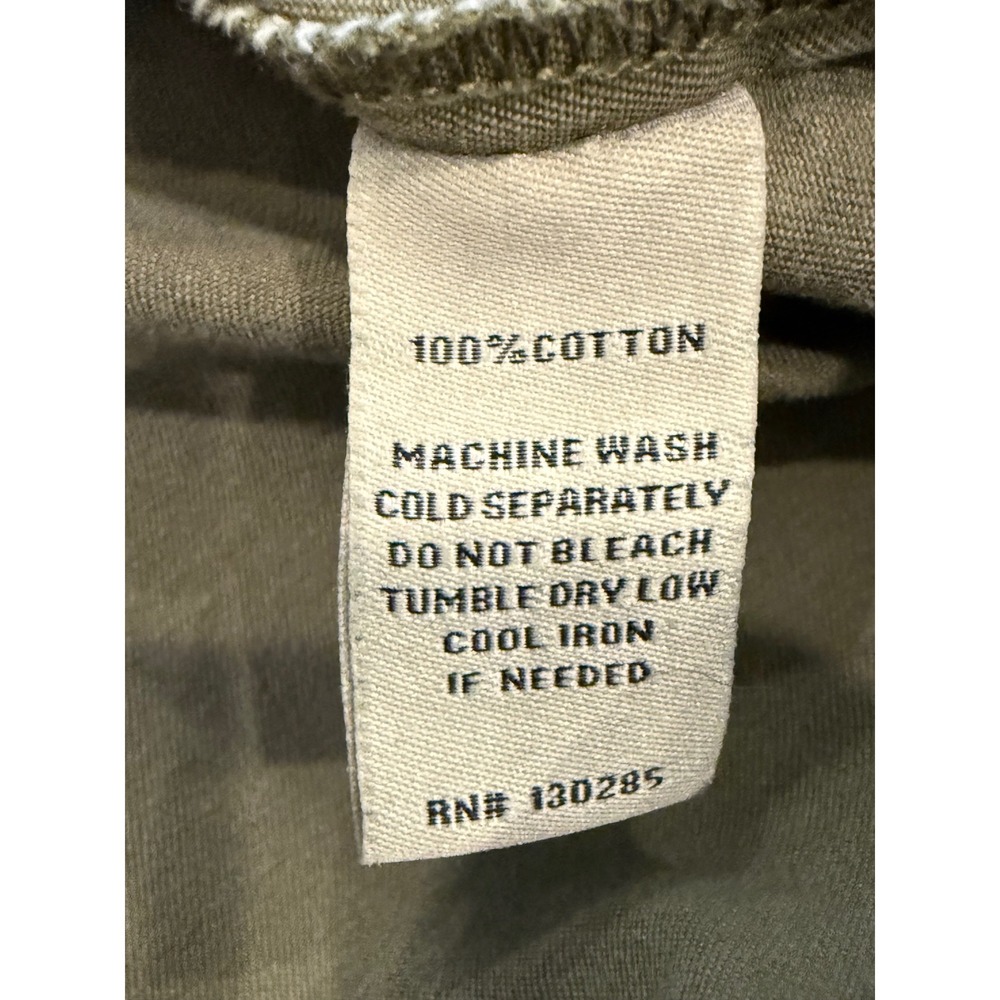 Per Se Womens Olive Green Utility Field Jacket Cinched Waist Size Large - Picture 5 of 7
